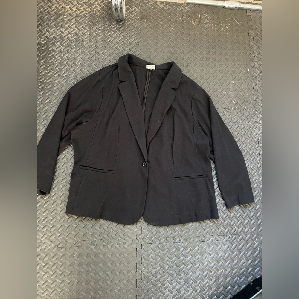 Ava & Viv Elegant Black Blazer- 4X